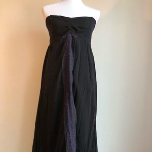 NWOT Nordstrom Free People Black Strapless Dress